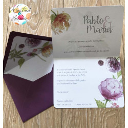 Invitación Rectangular Doble